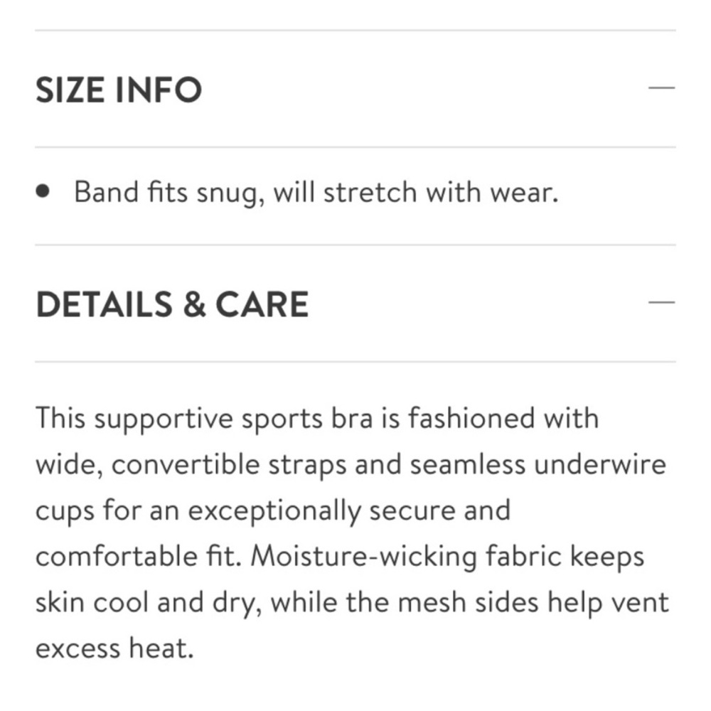 WACOAL Nordstrom Brandi High Impact‎ Underwire Sports Bra in Turquoise Teal 40DD - Picture 8 of 11